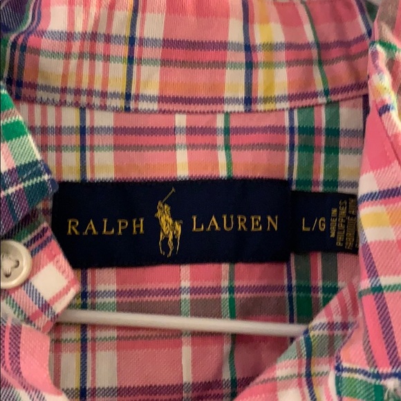 Polo Ralph Lauren button down patterned - Picture 2 of 3